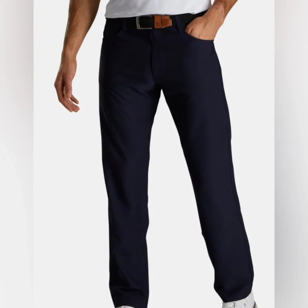 Mens FootJoy Golf Athletic Fit Straight Leg Performance 5‎ Pocket Pants